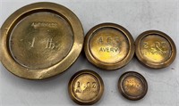 Antique Letter Scale weights