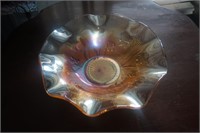 Iris & Herringbone Iridescent Ruffle Bowl