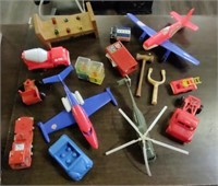Large Lot Of Vintage Toys and Parts