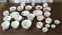 Large Mixed Lot of Tea Cups and Saucers