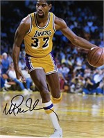 Los Angeles Lakers Magic Johnson signed photo