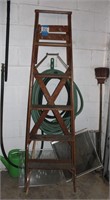 LADDER, HOSE & WATERING CAN