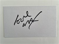 Peter Max signed cut