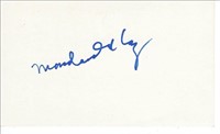 Macdonald Carey  signature