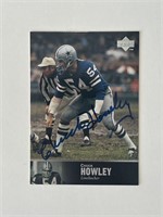Cowboys Chuck Howley 1997 Upper Deck signed card