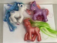 LOT OF 3  MY LITTLE PONIES DATED 2002