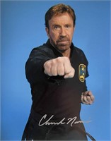 Chuck Norris signed photo