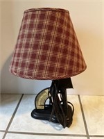 Primitive Table Lamp w/working Scale Base