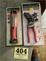 New LED Worklight and Leather Punch Tool