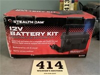 Stealth Cam 12v Battery Kit for trail cameras