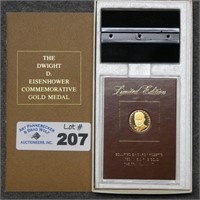 .500 Gold Eisenhower Franklin Mint Medal