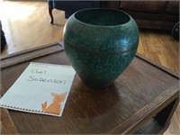 “Carl Sorensen” brass vase