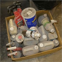 Various Auto Paint Chemicals, Sprays, Cleaners