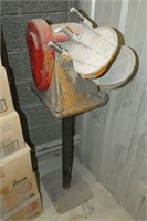 Paint Can Shaker / Mixer on Cast Iron Stand