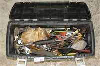 Large Lot of Assorted Hand Tools in Tool Box