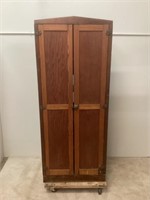 Primitive Pine Cabinet with Doors