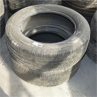 Pair of Bridgestone Ecopia 225/60R17 Tires