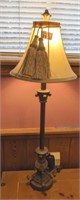 PAIR CANDLE STICK LAMPS 32"