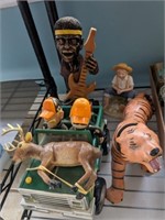 TIGER, TRUCK WITH HUNTERS, MORE