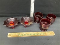 Ruby Red glassware