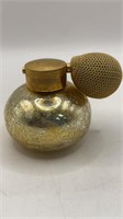 De Vilbiss Gold Plate Antique Perfume Bottle