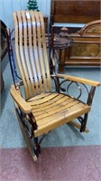 Hickory rocking chair
