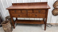 Mission style buffet/ sideboard 54W