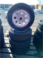 (4) LT245/R17 Tires & Rims