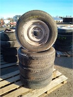 (4) LT245/75R16 Michelin LTX Tires & Rims