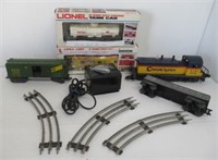 Chessie System Engine, box car, coal car,