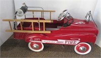 No. 287 Fire pedal car. Measures 38" long, has