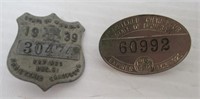 1926 Michigan chauffer badge.