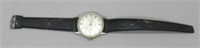 Vintage Timex men's wrist watch with leather