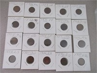 20 Indian head pennies