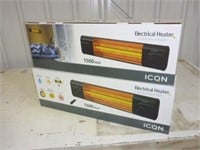 Qty Of (2) UNUSED ICON ITC1510R Electric Infrared