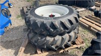 Lot of 2 Titan Hi-Traction Lug 11.2-24 Tires and