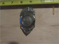 Vintage Badge Officer Barton Security Silver