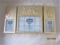 Lot Of 3 Pictures Frames Winnie the Pooh Tigger