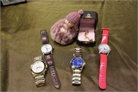 2 Juicy Couture Watches/ Juicy Key Ring/ Betsey