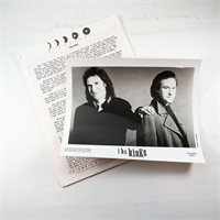 Kinks Promo Sheet and Photo Ray Dave Davies