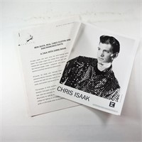 Chris Isaak Promo Photo & Press Sheet