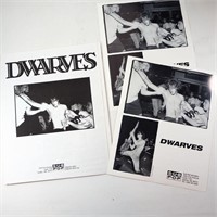 Dwarves Sub Pop Promo Press Pack Scum Punk