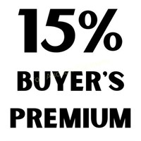 15% Buyers Premium