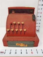 Vintage Happy Time Tin Toy Cash Register