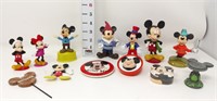 (14) Mickey & Minnie Mouse Collectibles
