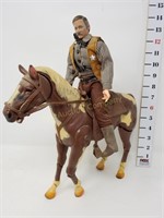 1974 10" Excel Toy Moveable Horse & Sherriff