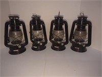 4 Oil Camping Lanterns
