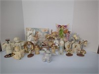 Large Mixed lot of angel and carousel horse