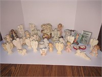 Large Mixed lot of angel figurines