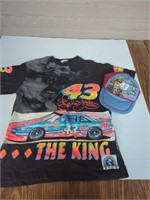 Large Richard Petty T-shirt and Hat both need to